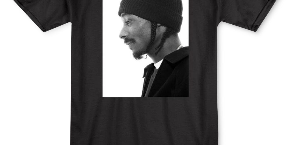 Merch Traffic Men's Snoop Profile Men's Graphic T-Shirt Black Size Small