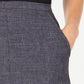 Anne Klein Women's  Antonioni Pocket Pencil Skirt Dark Gray Size 12