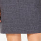 Anne Klein Women's  Antonioni Pocket Pencil Skirt Dark Gray Size 12