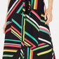 Bar III Women's Printed Skirt Black Size 0