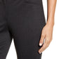 Anne Klein Women's Zip Fly Leggings Grey Size 16