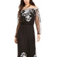 INC International Concepts Women's Embroidered Off-The-Shoulder Maxi Dress Black Size 2