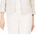 Anne Klein Women's Tweed Open Front Jacket White Size 2