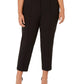 Kasper Women's Straight Leg Pants Black Size 20W