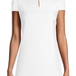 Anne Klein Women's Crepe Sheath Dress White Size 16