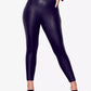 City Chic Women's Plus Faux Leather Solid Jeggings Black Size 22W