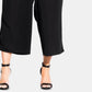 City Chic Women's Trendy Plus Tie Waist Jumpsuit Black Size 22W