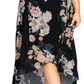 City Chic Women's Trendy Plus High Low Maxi Wrap Dress Black Size Petite Small