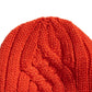 Calvin Klein Men's Crossroad Cable Knit Hat Orange Size Regular