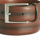 Perry Ellis Men's Colorblocked Belt Brown Size 32