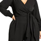 City Chic Women's Trendy Synthesis Jumpsuit Black Size 18W