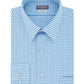 Van Heusen Men's Classic/Regular-Fit Performance Stretch Wrinkle-Free Flex-Collar Check Dress Shirt Blue Size 16.5X34-35