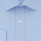 DKNY Men's Dress Shirts Slim Fit Stretch Grid Print Blue Size 17.5X34X35
