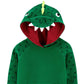 Carter's Toddler Boys Fleece Dragon Hoodie Green Size 2T