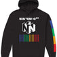 Hybrid Men's Graphic Hoodie Black Size XX-Large