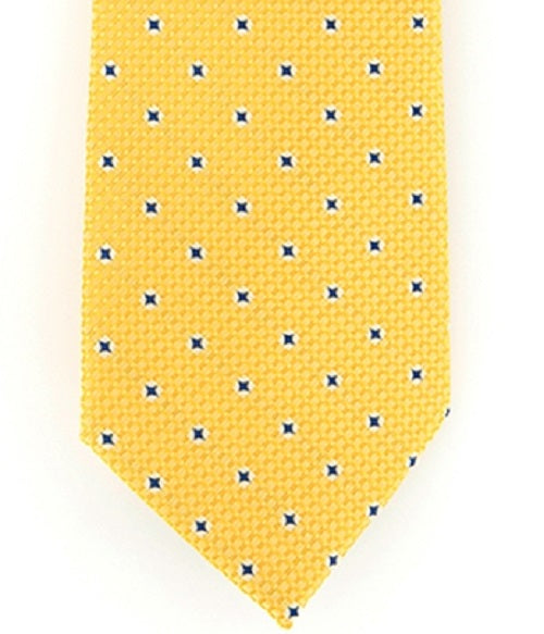 Perry Ellis Men's Howland Neat Tie Gold Size Regular
