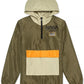 Jem Big Boy's Nasa Colorblocked 1/4 Zip Hooded Anorak Green Size Large