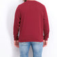 Levi's Men's Bailey Logo Crew-Neck Sweatshirt Dark Red Size XX Large