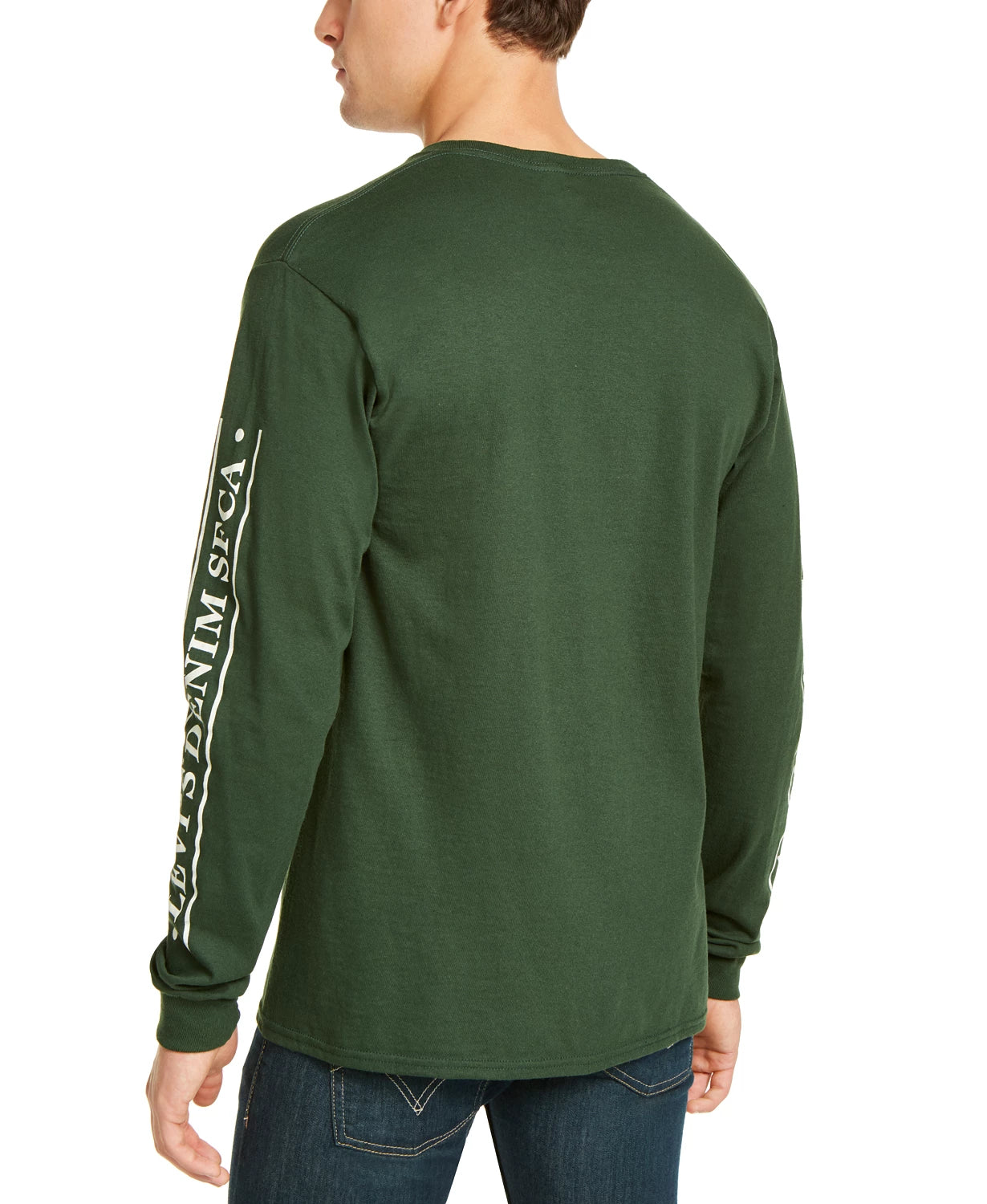 Levi's Men's Tundra Logo Graphic T-Shirt Green Size X-Large