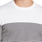 DKNY Men's Gradient Stripe Stretch Sweater Gray Size X-Large