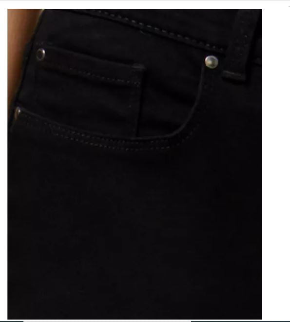 Charter Club Women's Bristol Skinny Ankle Jeans Black Size 10 Petite