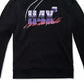 H4X  Men's Loose Fit Fleece Logo Hoodie Black Size Large
