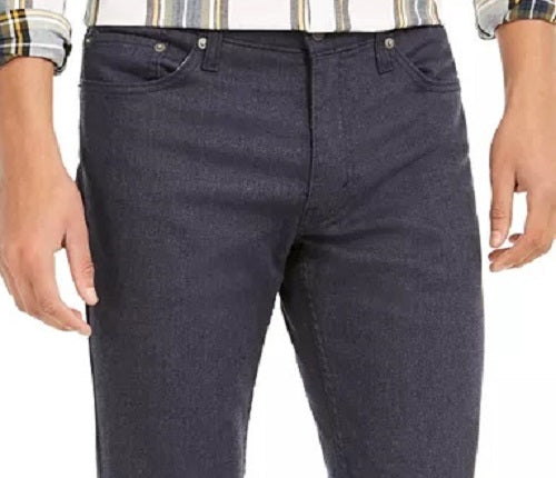 Levis Men's 511 Slim-Fit Stretch Flannel Jeans Black Size 38X32