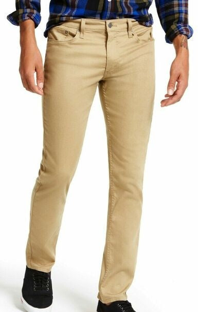 Levis Men's 511 Slim-Fit Stretch Flannel Jeans Brown Size 32X32