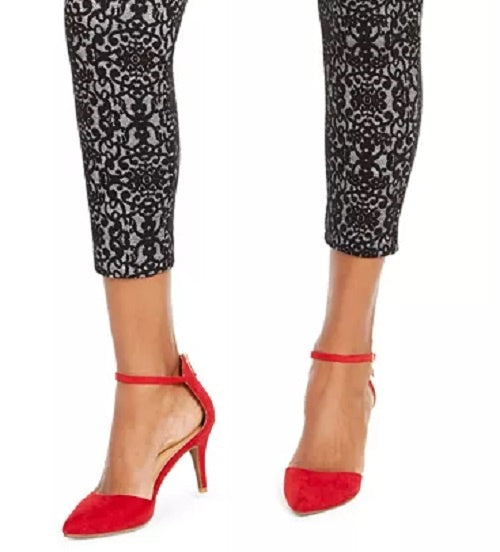 Thalia Sodi Women's Printed Skinny Cropped Trousers