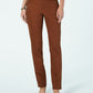 Style & Co Women's Tummy Control Straight Leg Fashion Jeans Brown Size 12