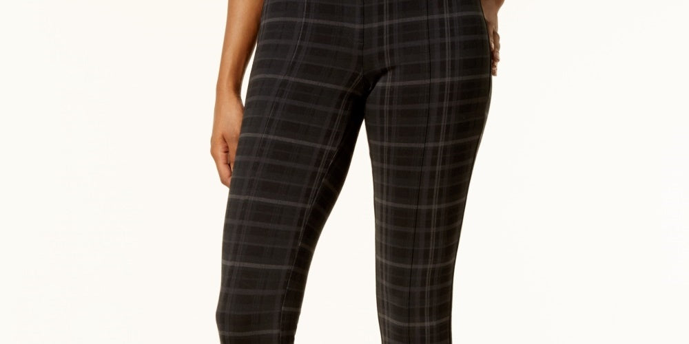 Style & Co Women's Printed Leggings Black Size X-Small