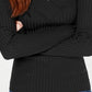 Freshman Juniors' V-Neck Ribbed Sweater Gray Size Medium