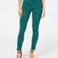 Thalia Sodi Women's Printed Pull On Leggings Green Size X-Small