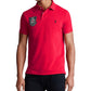 Ralph Lauren Men's Lunar New Year Mesh Polo Shirt Red Size X-Small