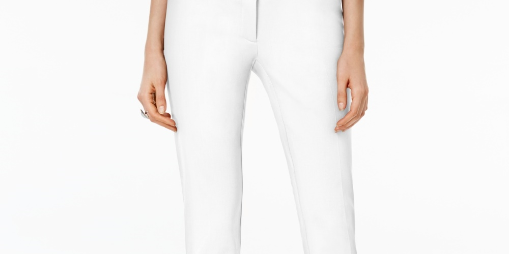 Alfani Women's Skinny Pants White Size 2 Petite