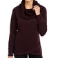 Ideology Women's Cowl Neck Pullover Purple Size XX-Large
