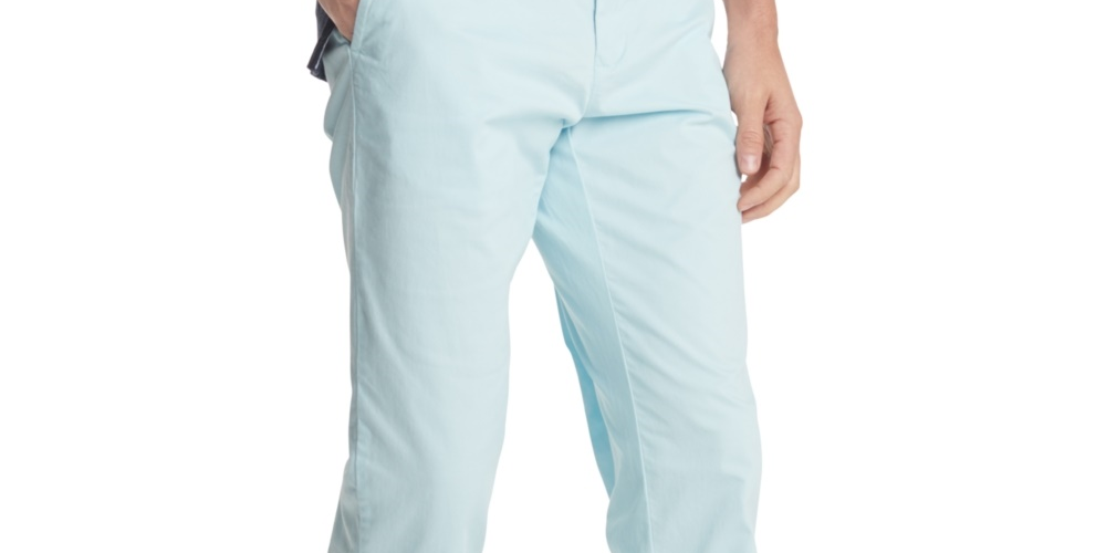 Tommy Hilfiger Men's TH Flex Stretch Custom Fit Chino Pant Navy Size 30X30