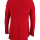 Alfani Women's Ribbed Snap Detail Sweater Red Size Medium