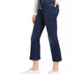 Lucky Brand Women's Ava Mini Flare Capri Jeans Blue Size 30X26