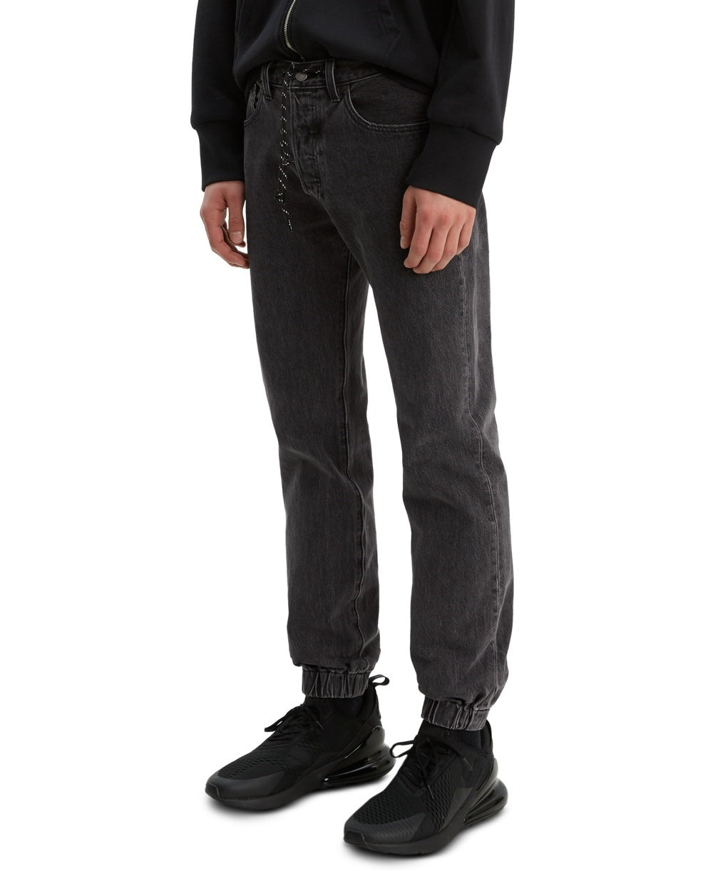 Levi's Men's 501 Original Straight-Fit Stretch Jogger Jeans Gray Size 40X32