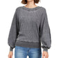 American Rag Juniors'' Textured Dolman-Sleeve Top Black Size XX-Large