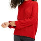 American Rag Junior's Balloon Sleeve Sweater Wine Size Large