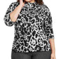 Belldini Women's Plus Size Grommet-Trim Sweater Green Size XX-Large