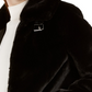 BCX Juniors' Faux-Fur Zip-Front Coat Black Size X-Small