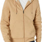 Buffalo David Bitton Men's Beige Faux Fur Lined Printed Zip Up Jacket Beige Size Medium