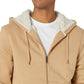 Buffalo David Bitton Men's Beige Faux Fur Lined Printed Zip Up Jacket Beige Size Medium