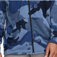 Nike Men's Dri Fit Camo Zip Hoodie Blue Size Small