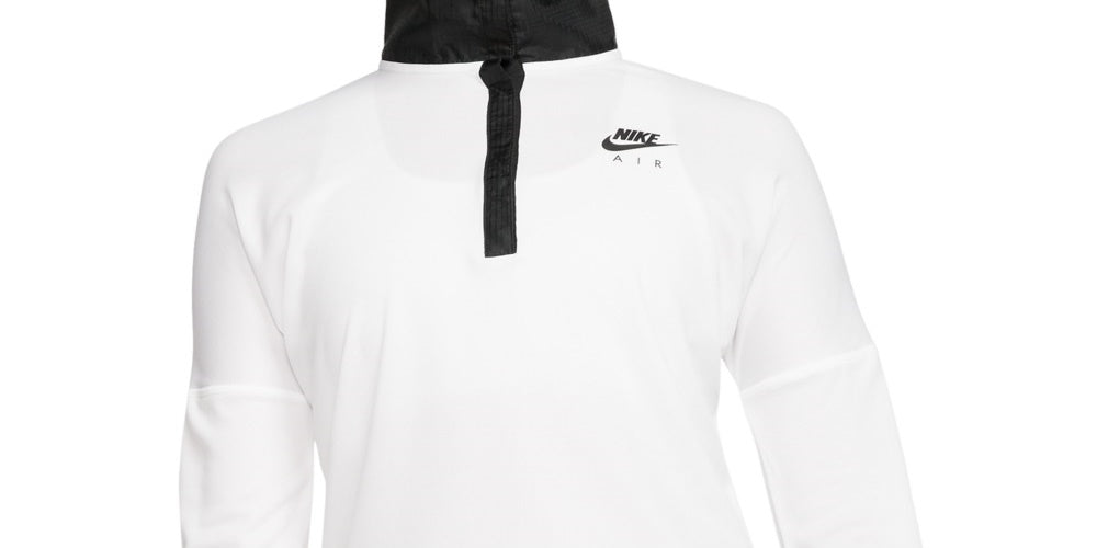 Nike Women's Air Half Zip Running Top White Size Small