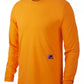 Nike Men's Dri-Fit Long-Sleeve Training Top Orange Size XX-Large