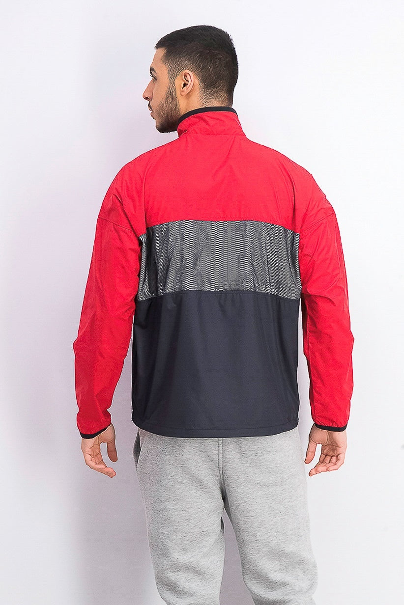 Hurley Men's Siege Anorak Logo Jacket Pink Size X-Large